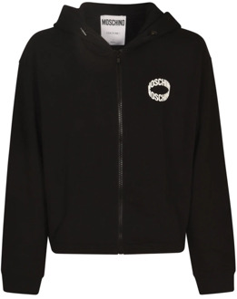 Moschino Stijlvolle Sweaters Collectie Moschino , Black , Heren - Xl,L