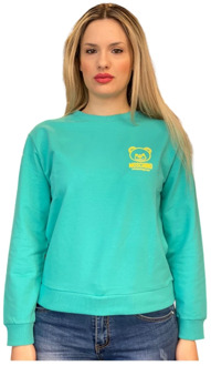 Moschino Stijlvolle Sweatshirt voor Modieuze Look Moschino , Green , Dames - M,S,Xs