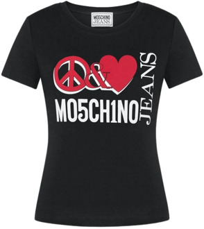 Moschino Stijlvolle T-shirt Moschino , Black , Dames - L,M,S,Xs