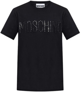 Moschino Stijlvolle T-shirts Moschino , Black , Heren - L