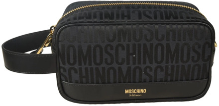 Moschino Stijlvolle Tassen Collectie Moschino , Black , Dames - ONE Size