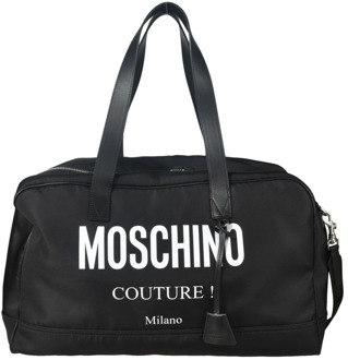 Moschino Stijlvolle Tassencollectie Moschino , Black , Heren - ONE Size