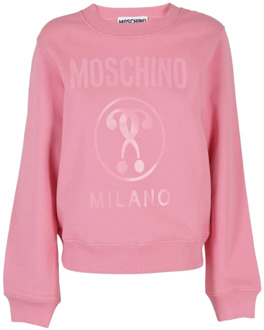 Moschino Stijlvolle Trainingsshirt Moschino , Pink , Dames - 3XS