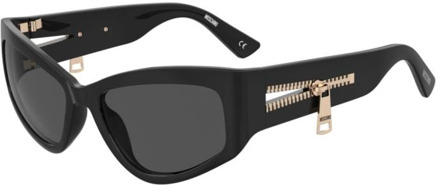 Moschino Stijlvolle zonnebril met UV-bescherming Moschino , Black , Dames - 59 MM