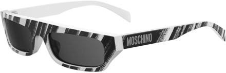 Moschino Stijlvolle zonnebril Mos047/S Moschino , Black , Dames - 53 MM