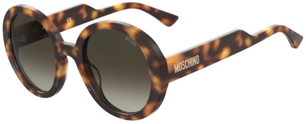 Moschino Stijlvolle Zonnebril Mos125/S Moschino , Brown , Dames - 52 MM