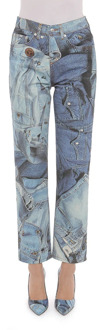 Moschino Straight Jeans Moschino , Blue , Dames - W32