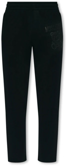 Moschino Sweatpants met logo Moschino , Black , Heren - L,M,S
