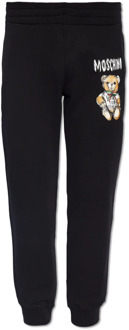 Moschino Sweatpants met logo Moschino , Black , Heren - Xl,L,M