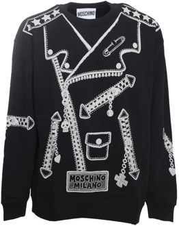 Moschino Sweatshirts & Hoodies Moschino , Black , Heren - 2Xl,M