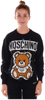 Moschino Sweatshirts Moschino , Black , Dames - M,S,Xs,2Xs