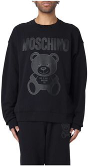 Moschino Sweatshirts Moschino , Black , Heren - Xl,L,M,S