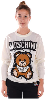 Moschino Sweatshirts Moschino , White , Dames - S,Xs,2Xs