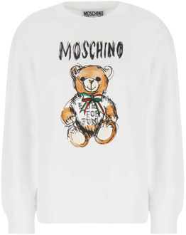 Moschino Sweatshirts Moschino , White , Dames - S,Xs,2Xs