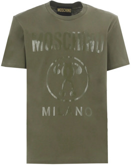 Moschino T-shirt Moschino , Green , Heren - 2Xl,Xl,M,S