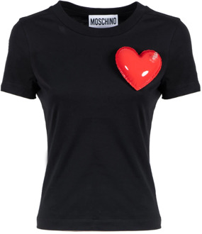 Moschino T-Shirts Moschino , Black , Dames - 2XS
