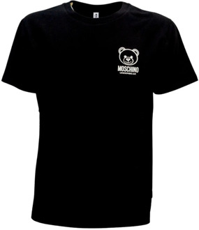Moschino T-Shirts Moschino , Black , Heren - 2Xl,Xl,L,M,S,Xs
