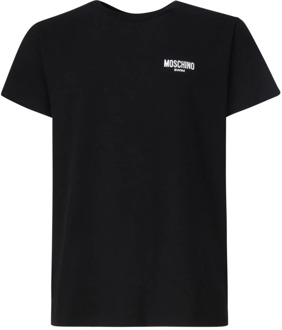 Moschino T-Shirts Moschino , Black , Heren - 2Xl,Xl,L,M,S