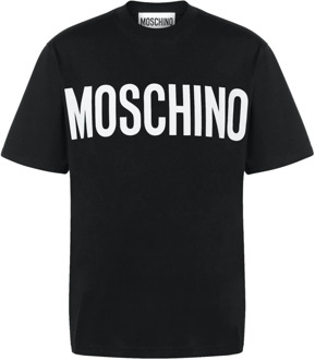 Moschino T-Shirts Moschino , Black , Heren - L,M,S