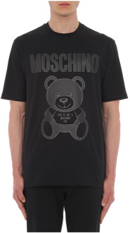 Moschino T-Shirts Moschino , Black , Heren - S