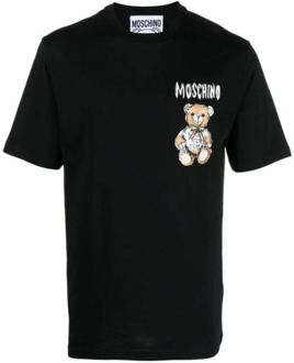 Moschino T-Shirts Moschino , Black , Heren - Xl,M,S