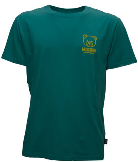 Moschino T-Shirts Moschino , Blue , Heren - 2Xl,Xl,L,M,S