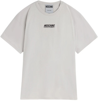Moschino T-Shirts Moschino , Gray , Heren - Xl,L,M,S