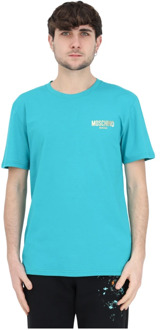 Moschino T-Shirts Moschino , Green , Heren - 2Xl,Xl,L,M,S