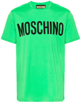 Moschino T-Shirts Moschino , Green , Heren - Xl,L,S
