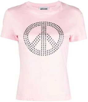 Moschino T-Shirts Moschino , Pink , Dames - L,M,S,Xs