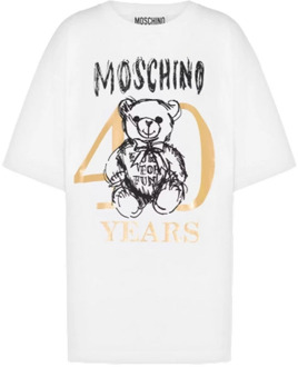 Moschino T-Shirts Moschino , White , Dames - S,Xs,2Xs