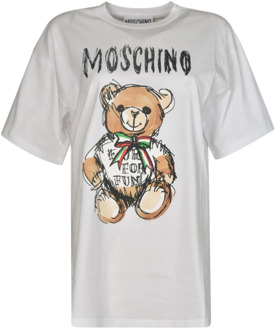 Moschino T-Shirts Moschino , White , Dames - Xl,L,M,S