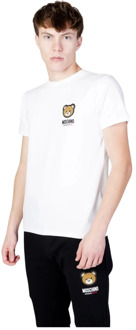 Moschino T-Shirts Moschino , White , Heren - L,M,S,Xs