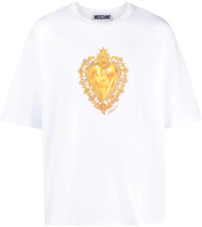 Moschino T-Shirts Moschino , White , Heren - L,M,S
