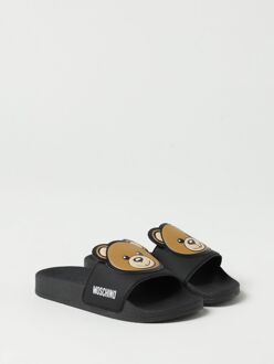 Moschino Teddybeer Slippers Zomer Sandalen Zwart