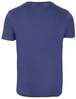 Moschino Unisex Adult Logo Taped Shoulders T-Shirt (Marineblauw) Navy