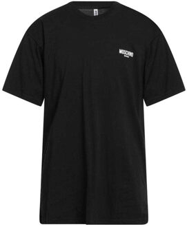 Moschino Unisex Volwassenen Zwem Logo Katoenen T-Shirt (Zwart) - M