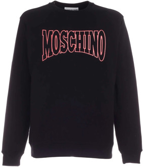 Moschino Upgrade je Casual Garderobe met deze Sweatshirt Moschino , Black , Heren - Xl,M