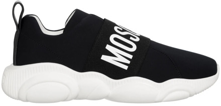 Moschino Veelzijdige Teddy Bear Sneakers Moschino , Black , Dames - 40 EU