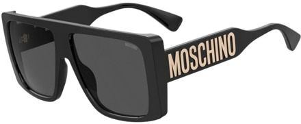 Moschino Verhoog je stijl met elegante zonnebrillen Moschino , Black , Unisex - 59 MM