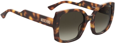 Moschino Vrouwen Zonnebril 54/17/140 mm Acetaat Bruin - One Size