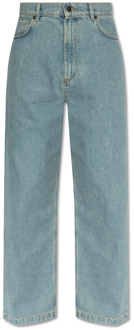 Moschino Wide leg jeans Moschino , Blue , Heren - L,M,S