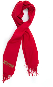 Moschino Winter Sjaal Moschino , Red , Dames - ONE Size