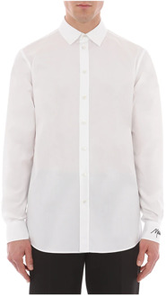 Moschino Witte Overhemden Collectie Moschino , White , Heren - 2Xl,Xl,M,3Xl,4Xl