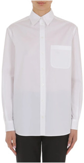 Moschino Witte Overhemden voor Heren Moschino , White , Dames - M,Xs