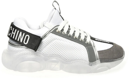 Moschino Witte Sneakers Moschino , White , Dames - 38 Eu,36 Eu,41 EU