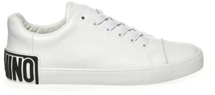 Moschino Witte Sneakers Moschino , White , Heren - 40 Eu,45 Eu,43 Eu,42 Eu,41 Eu,44 EU