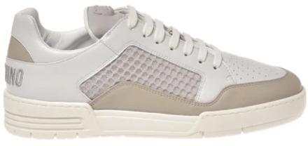 Moschino Witte Sneakers Moschino , White , Heren - 41 Eu,42 Eu,44 Eu,45 EU