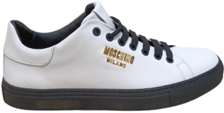 Moschino Witte Sneakers Moschino , White , Heren - 44 Eu,40 Eu,41 Eu,43 EU