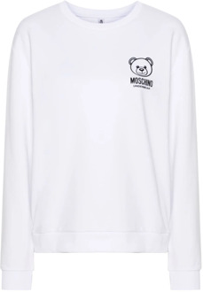 Moschino Witte Sweaters voor Ondergoed Moschino , White , Dames - L,M,Xs